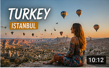 Estambul: atardecer y globos sobre Turquia