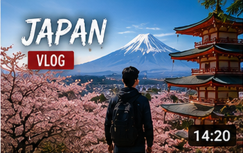 Japon: ruta de viaje frente al Monte Fuji